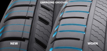 Michelin Tires Emerging Groove technology 